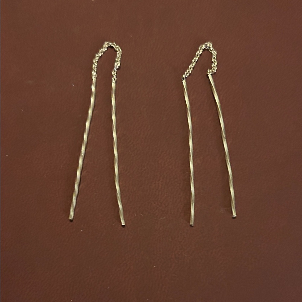 Avon Silver Drop Earrings